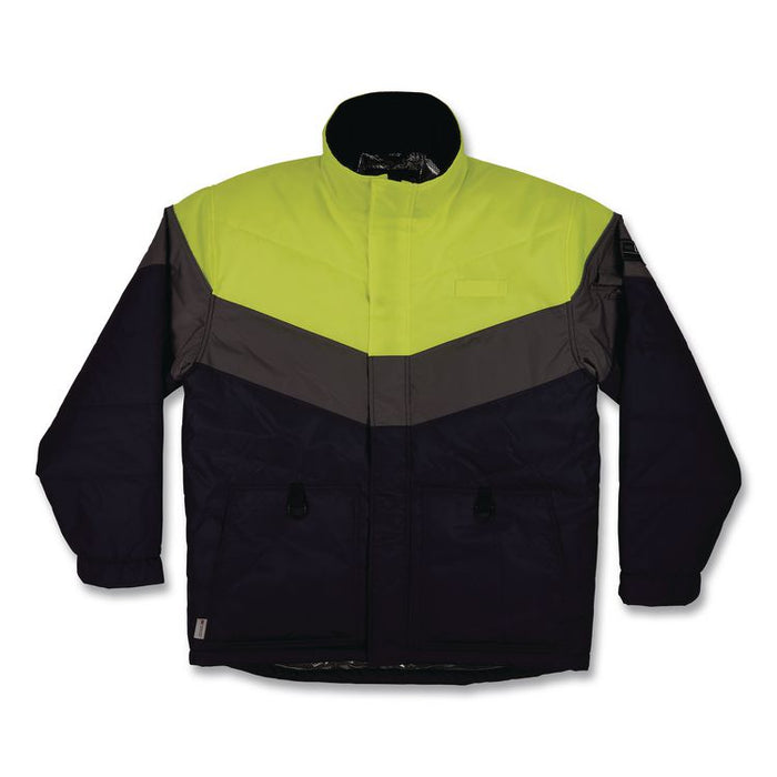 N-Ferno 6464 Insulated Freezer Jacket with AmpliFIRE Heat Reflective Lining, X-Large, Navy