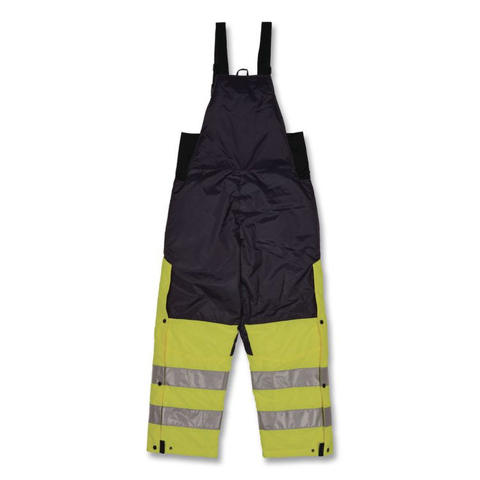 N-Ferno 6479 Hi-Vis Freezer Bib Overalls, 4X-Large, Lime