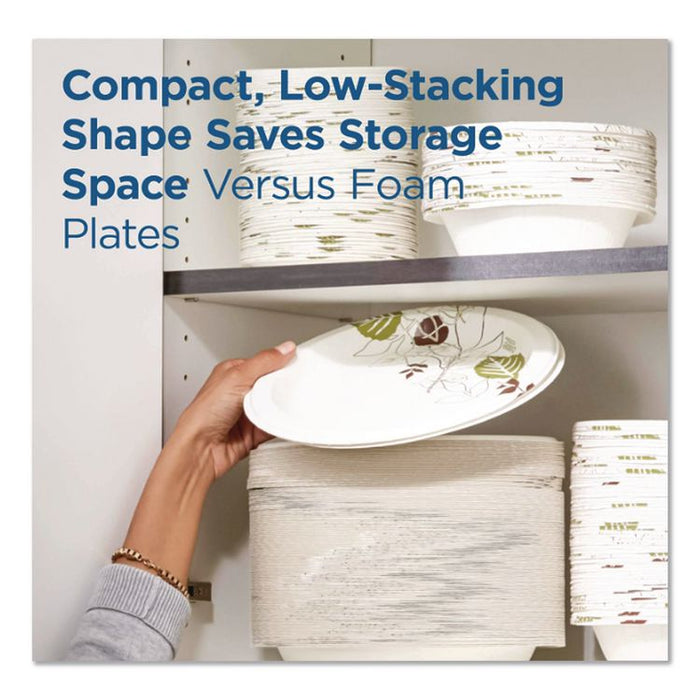 Pathways Medium-Weight Paper Plates, 8.5" dia, Pathways, 300/Box, 2 Boxes/Carton