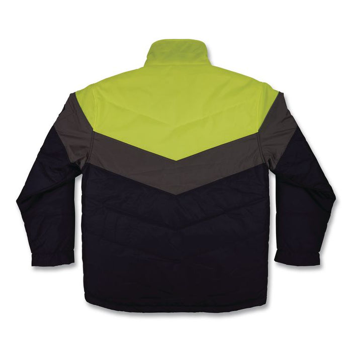 N-Ferno 6464 Insulated Freezer Jacket with AmpliFIRE Heat Reflective Lining, Large, Navy