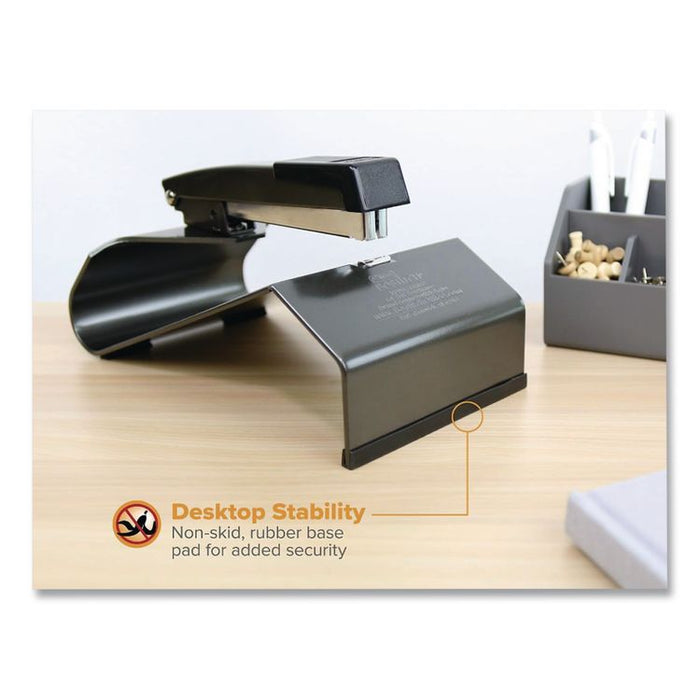 Booklet Desktop Stapler, 20-Sheet Capacity, 0.25" Staples, Black