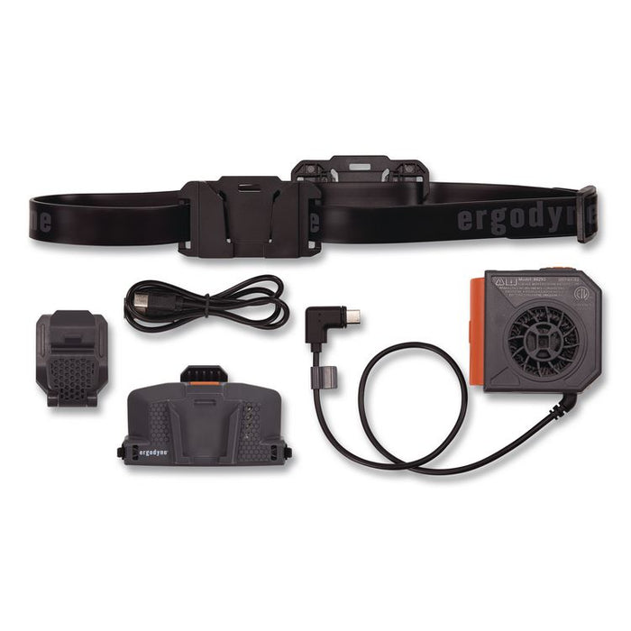 Skullerz 8884 Hard Hat Mounted Fan Kit
