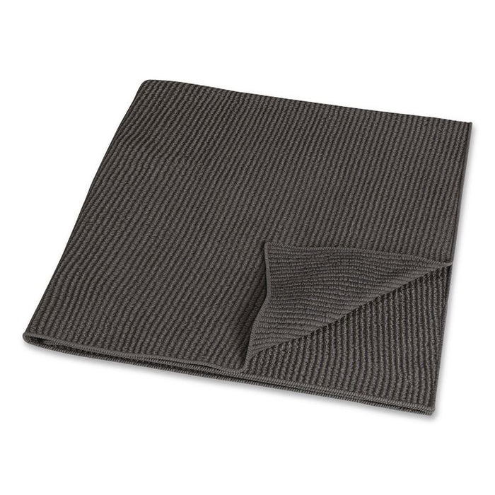 Microfiber Cleaning Cloths, 11.81 x 11.81, Unscented, Gray, 3/Box