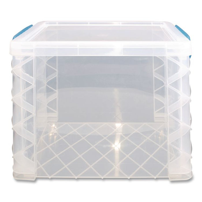 Super Stacker File and Document Box, Letter Files, 11.25 x 14.5 x 10.5, Translucent White