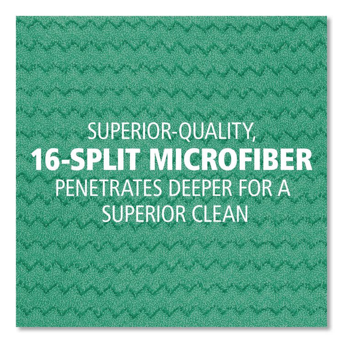 Dust Pad with Fringe, Microfiber, 18" Long, Green
