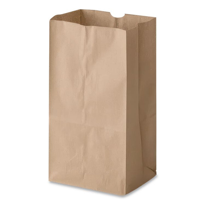Grocery Paper Bags, 8# Size, 35# Basis Weight, 6" x 3.88" x 12.5", Kraft, 500/Bundle