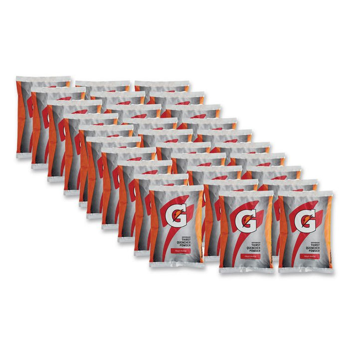Thirst Quencher Powdered Drink Mix, Fruit Punch, 21 oz Packet, 32/Carton