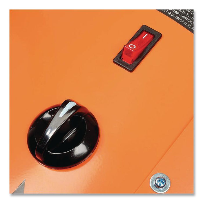Electric Salamander Heater with Adjustable Thermostat, 208 V, 15,000 W, 23.03 x 34.75 x 24.68, Orange