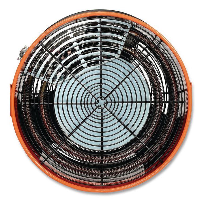 Electric Salamander Heater with Adjustable Thermostat, 240 V, 15,000 W, 23.03 x 34.75 x 24.68, Orange