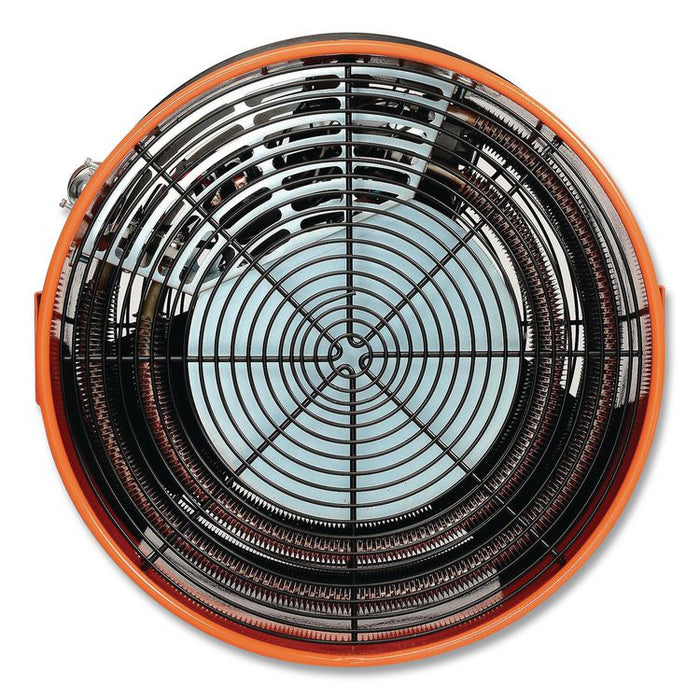 Electric Salamander Heater with Adjustable Thermostat, 480 V, 15,000 W, 23.03 x 20 x 24.68, Orange