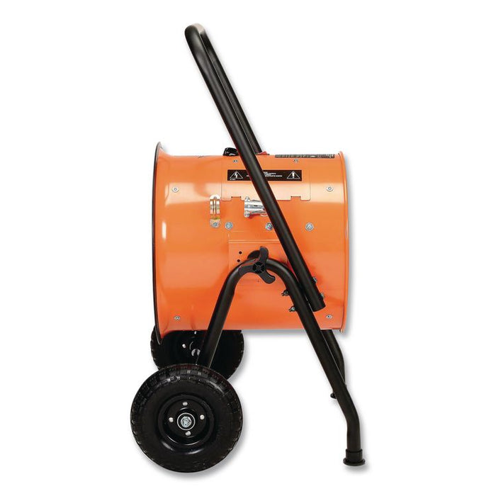 Portable Salamander Heater with Adjustable Thermostat, 240 V, 15,000 W, 21.59 x 28 x 38.5, Orange