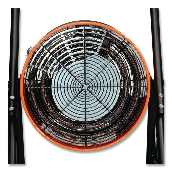 Portable Salamander Heater with Adjustable Thermostat, 240 V, 15,000 W, 21.59 x 28 x 38.5, Orange
