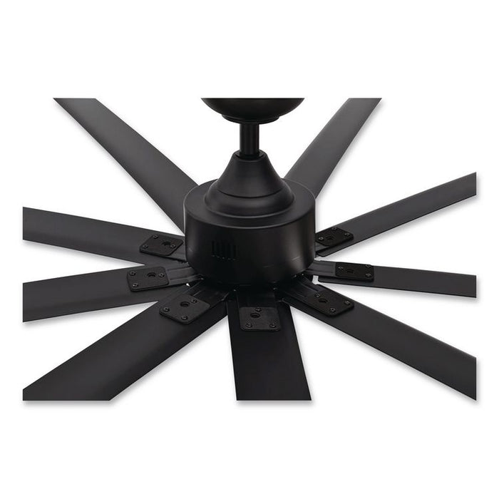 Industrial Ceiling Fan, 72", 6 Speeds, 9,400 CFM, Black