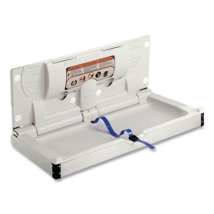 Stainless Steel Baby Changing Station, 34.6 x 17.37, Silver