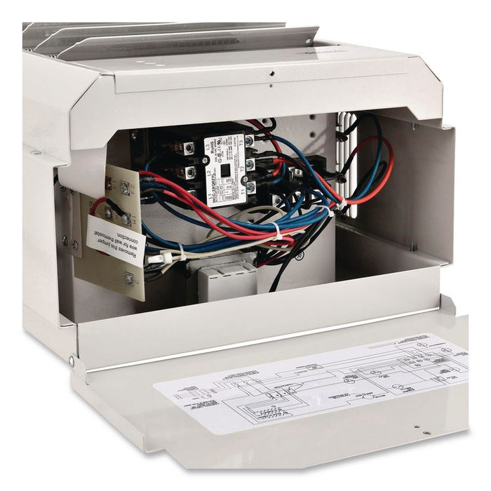 Unit Heater, Horizontal or Vertical Downflow, 5,000 W, 14.13 x 8.5 x 16, White