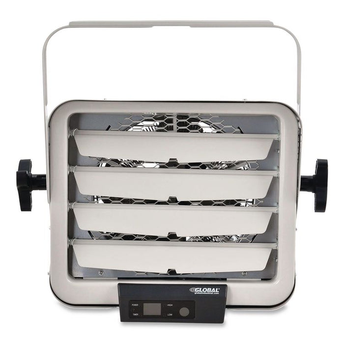 Unit Heater Horizontal Downflow with Remote, 7,500 W, 14.68 x 15 x 12.5, White