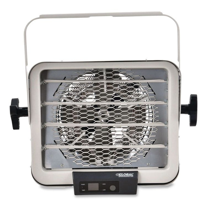 Unit Heater Horizontal Downflow with Remote, 7,500 W, 14.68 x 15 x 12.5, White