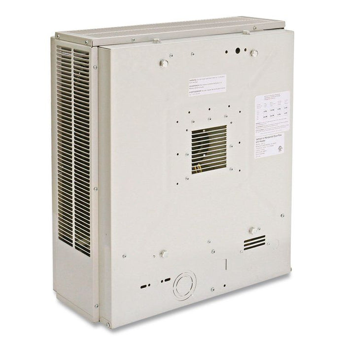 Unit Heater Horizontal or Vertical Downflow, Multi-Watt, 10,000 W, 19 x 8.5 x 21.44, White