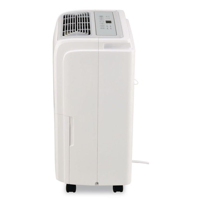 Portable Dehumidifier with Pump and Wi-Fi, 11.62 x 11.62 x 24.81, White