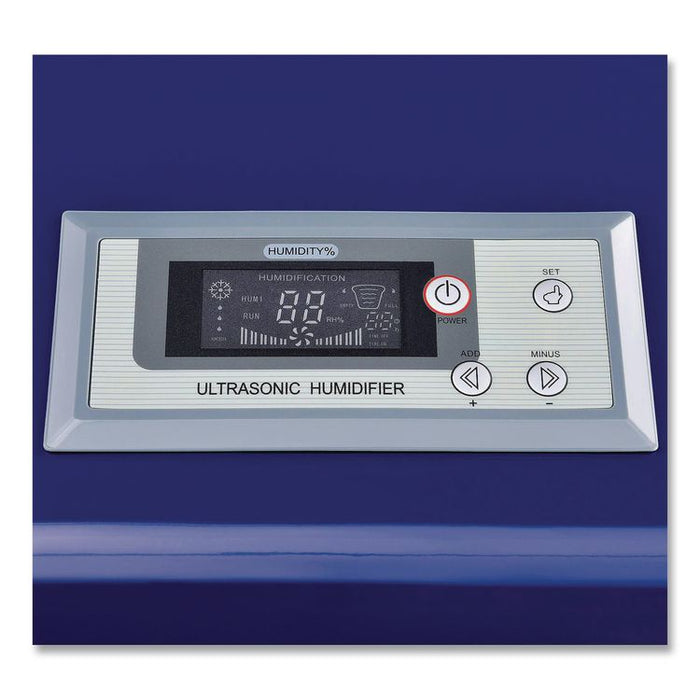 Ultrasonic Humidifier, 38 pt Tank Capacity, 300 pt Output, 13.75 x 23.62 x 18.25, Blue