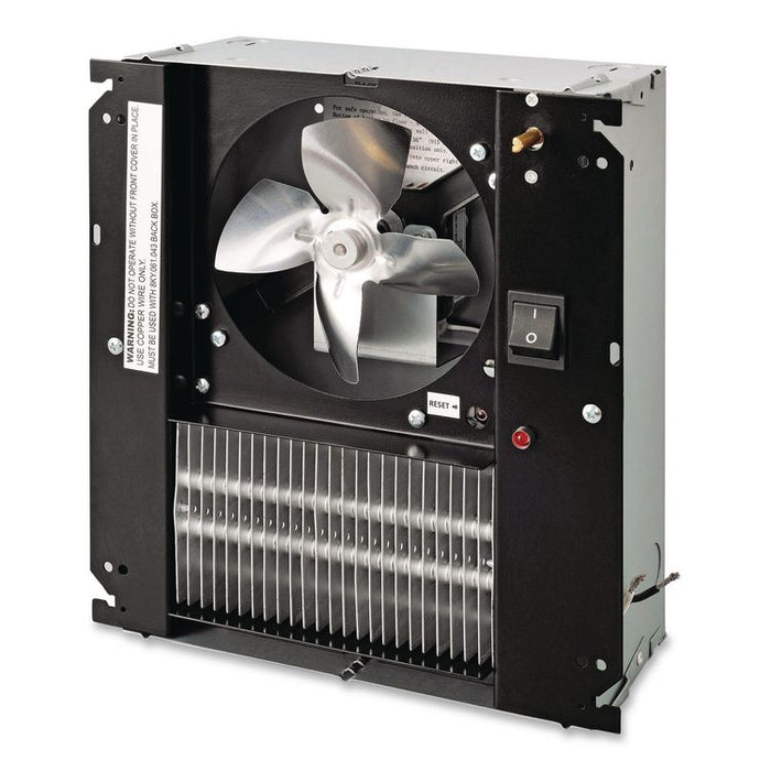 Fan Forced Wall Heater, Shaded Pole Motor, 2,000 W, 10.63 x 4.75 x 12.25, White