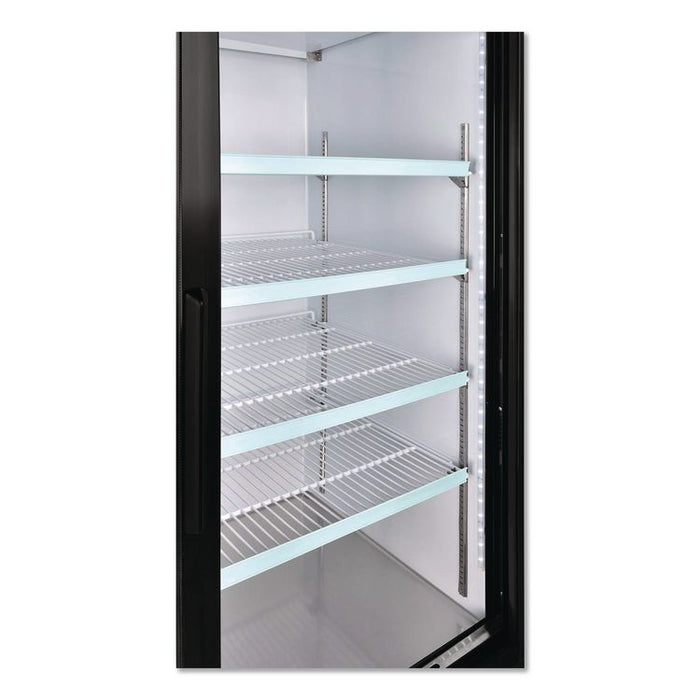 Nexel Merchandiser Refrigerator, 45 cu ft, Black