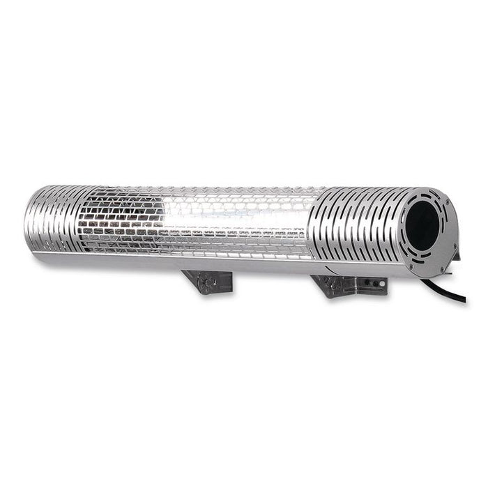 Infrared Patio Heater with Remote Control, 1,500 W. 30.75 x 5 x 5.38, Silver
