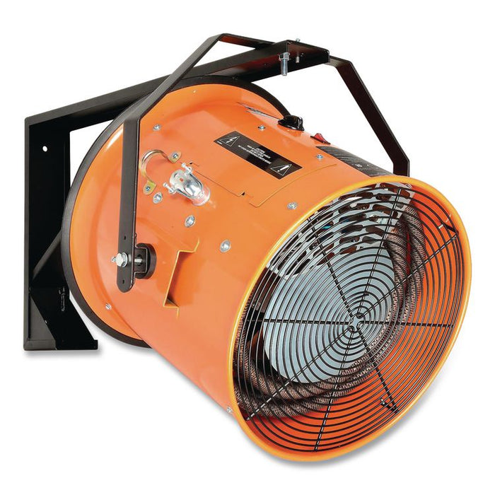 Electric Salamander Heater with Adjustable Thermostat 480 V, 30,000 W, 23.03 x 7.12 x 24.68, Orange