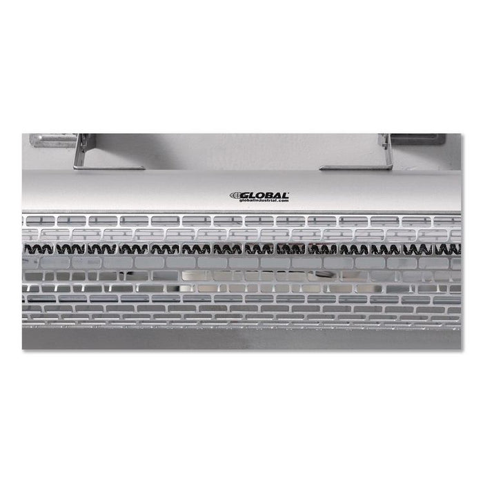 Infrared Patio Heater with Remote Control, 1,500 W. 30.75 x 5 x 5.38, Silver