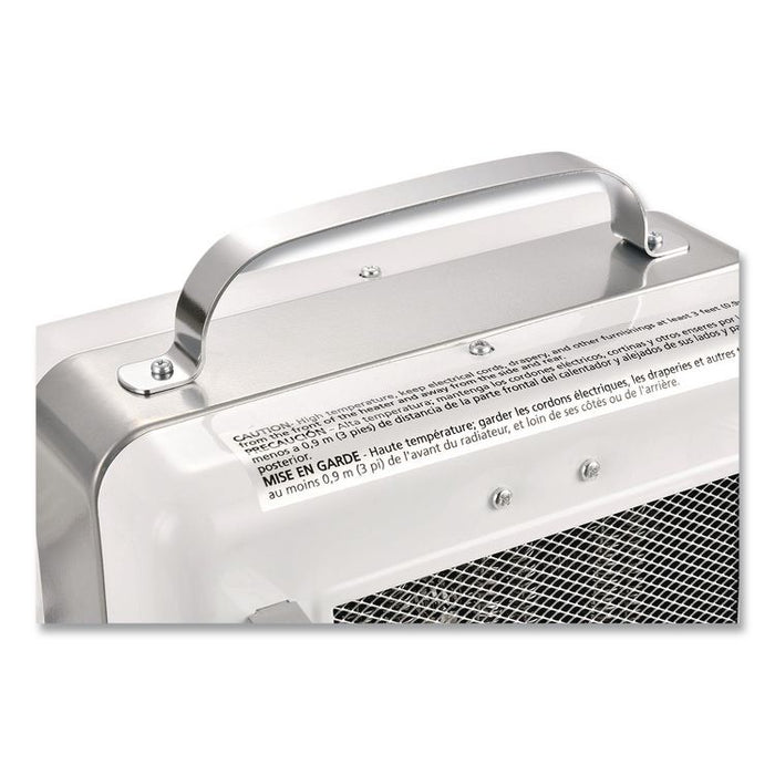 Portable Milkhouse Style Electric Heater, 1,500 W, 8 x 10.25 x 15.75, White