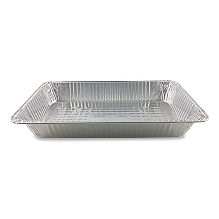 Aluminum Steam Table Pans, Full-Size Deep, 60 Gauge, 3.19" Deep, 12.19 x 20.75, 50/Carton