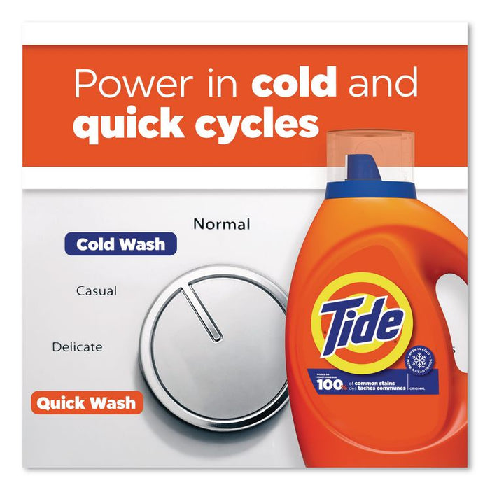 HE Laundry Detergent, Original Scent, Liquid, 64 Loads, 80 oz Bottle