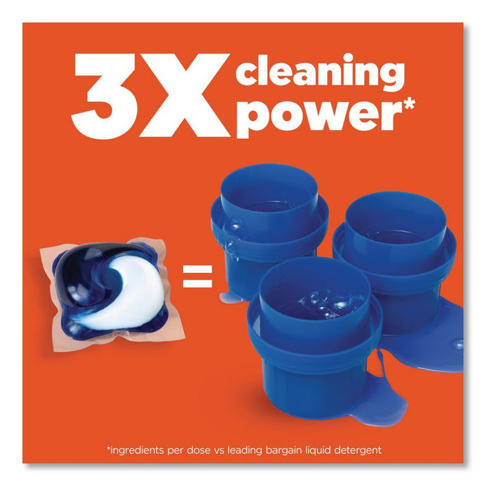 PODS Laundry Detergent, HE Compatible, Spring Meadow, 57 oz Tub, 76 Pacs/Tub, 4 Tubs/Carton