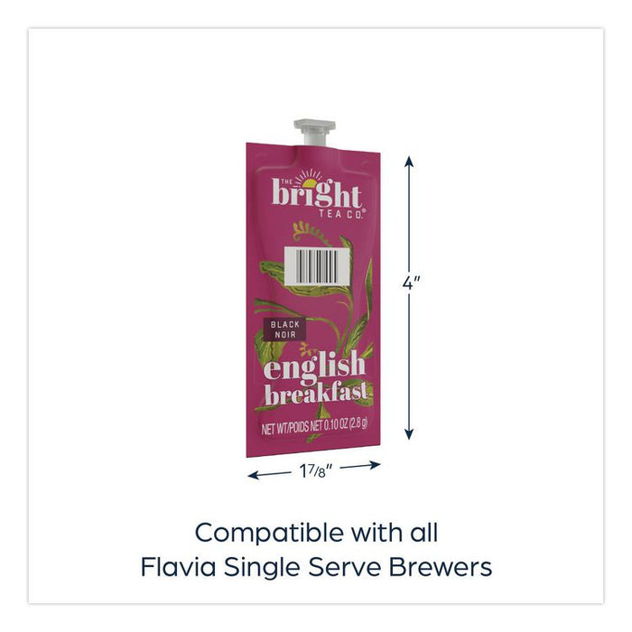 The Bright Tea Co. English Breakfast Black Tea Freshpack, 100/Carton