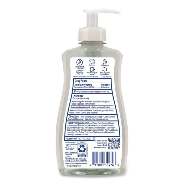 Antibacterial and Sensitive Fragrance-Free Liquid Hand Soap, Unscented, 11 oz Pump Bottle