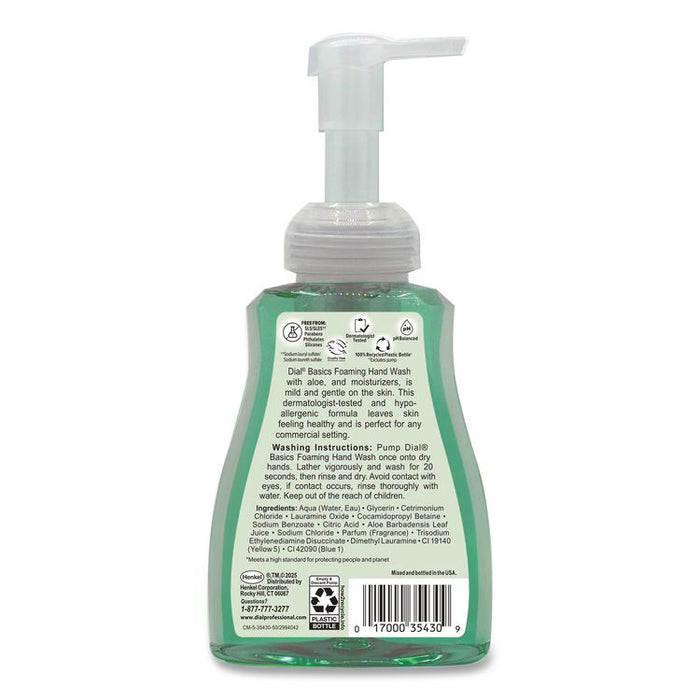 Basics Hypoallergenic Foaming Hand Wash, Aquatic, 10 oz Pump Bottle