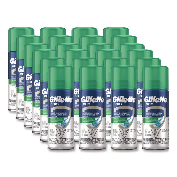 Soothing Shave Gel, 2.5 oz Can, 24/Carton