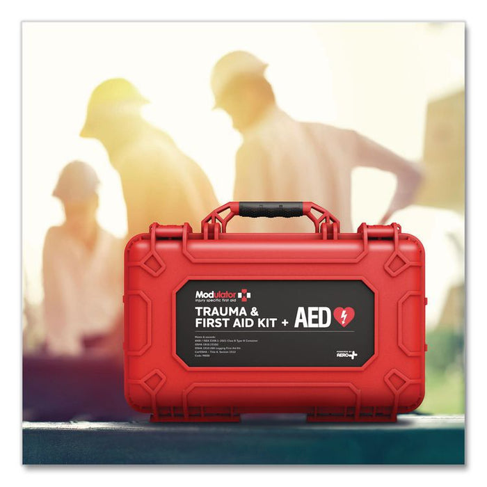 Modulator Trauma Kit without AED - XL Rugged Hard Case, 286 Pieces