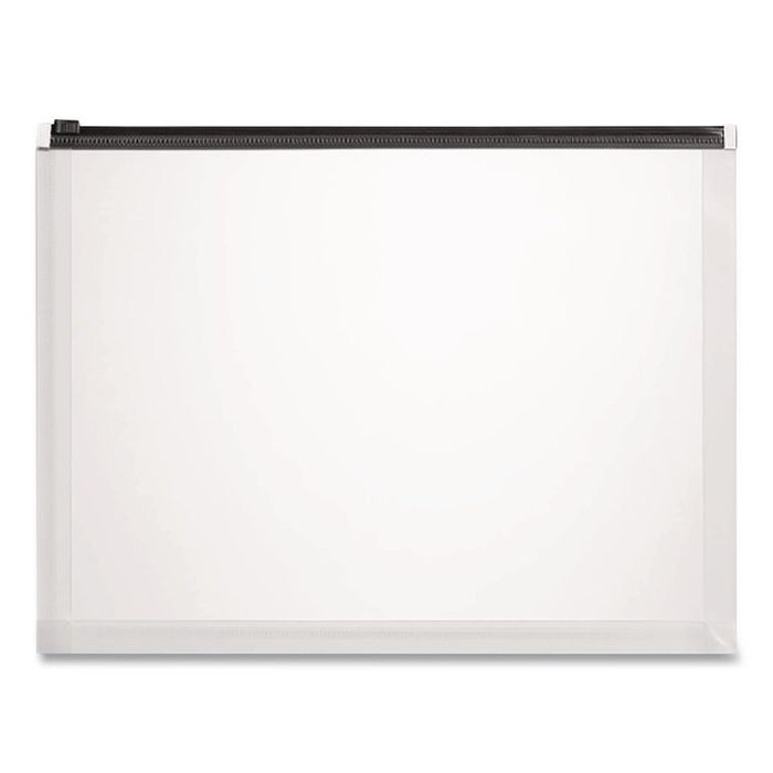 Poly Zip Envelope, Zipper Closure, 10 x 13, Assorted Colors, 5/Pack