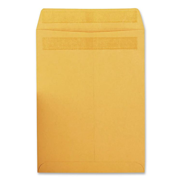 High Bulk Self-Sealing Envelopes, #10 1/2, Cheese Blade Flap, Redi-Seal Adhesive Closure, 9 x 12, Brown Kraft, 100/Box
