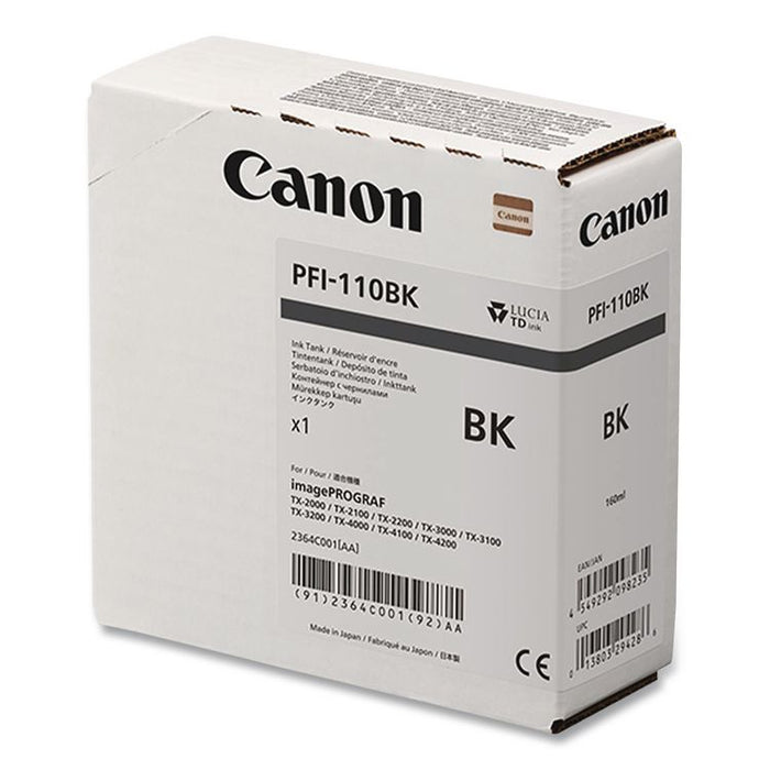2364C001 (PFI-110) Lucia Ink, Black