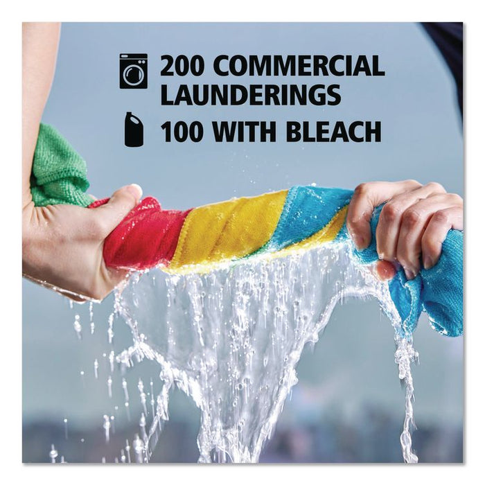 Light Commercial Microfiber Cleaning Cloths, 12 x 12, Yellow, 24/Pack