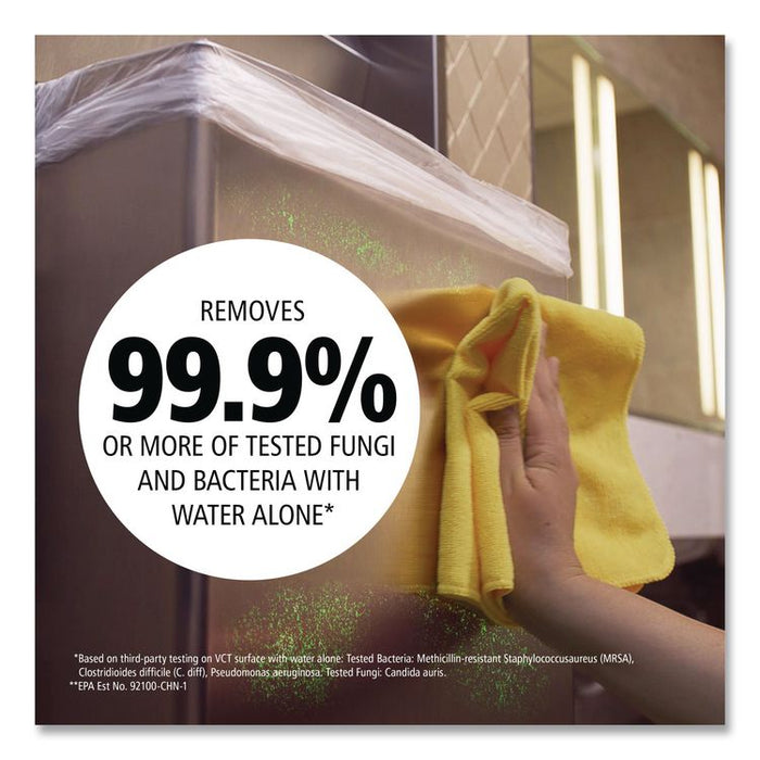 Microfiber Cleaning Cloths, 16 x 16, Blue, 24/Pack