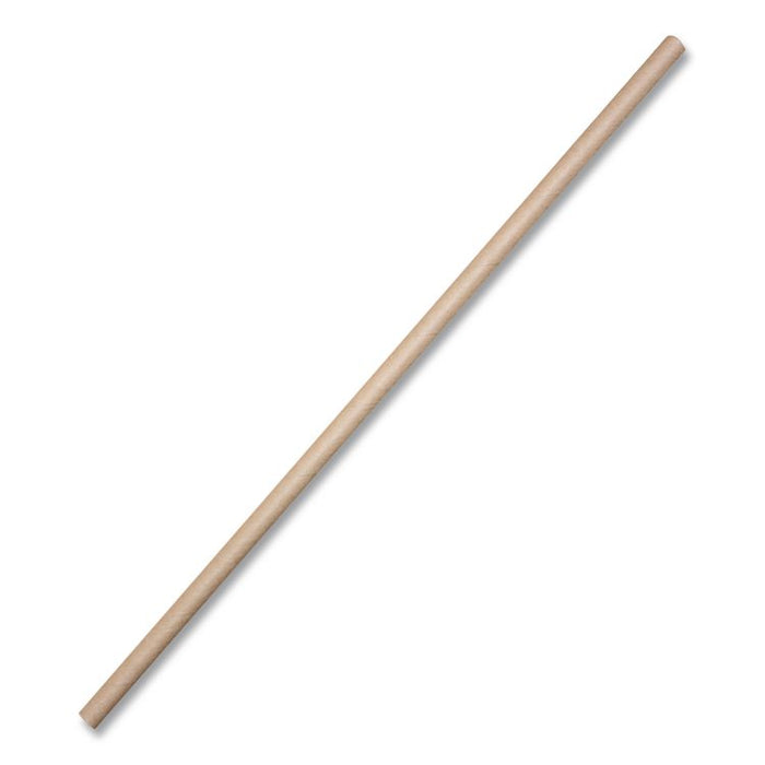 Sustainable Kraft Paper Straws, 8", 6,000/Carton