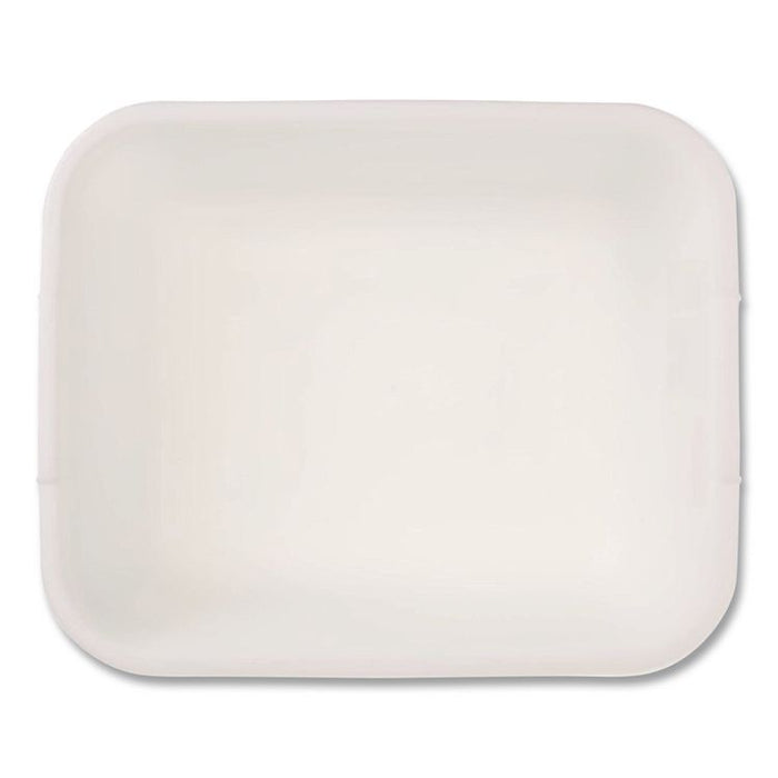 Microban Dishpan, 4.5 gal, 14.5" x 12.5" x 5.7", White, 6/Carton