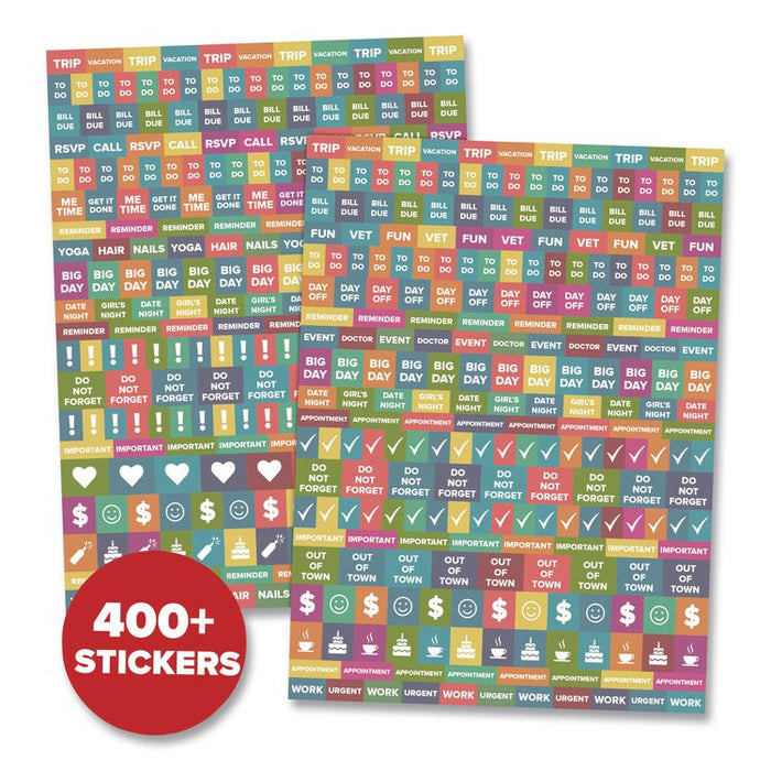 Poppy Plans Weekly/Monthly Planner, 11 x 8.5, Multicolor Cover, 12-Month (Jan to Dec): 2026