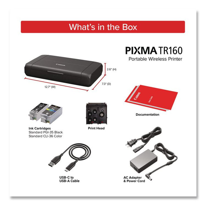 PIXMA TR160 Wireless Inkjet Printer