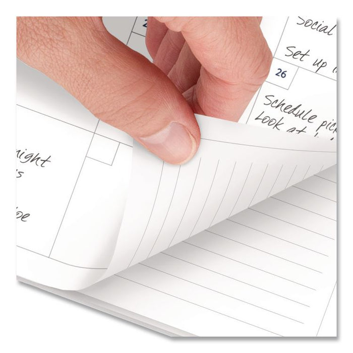 Simplified Planner by Emily Ley: Academic Weekly/Monthly Book, 11 x 8.5, Lilac Plaid Cover, 12-Month: July 2025 to June 2026