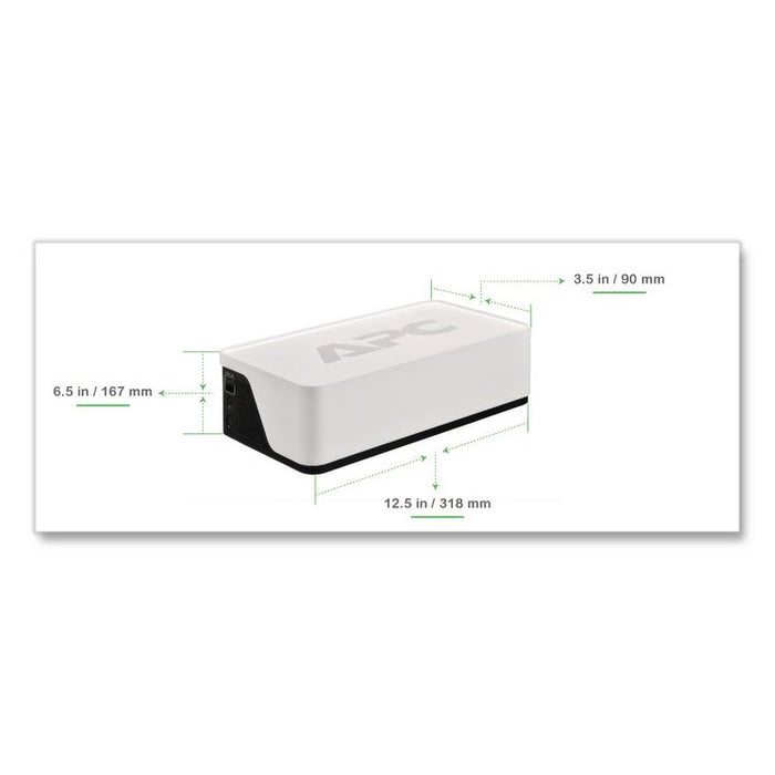 Back-UPS BE900G3 Battery Backup System, 8 Outlets, 900 VA, 490 J