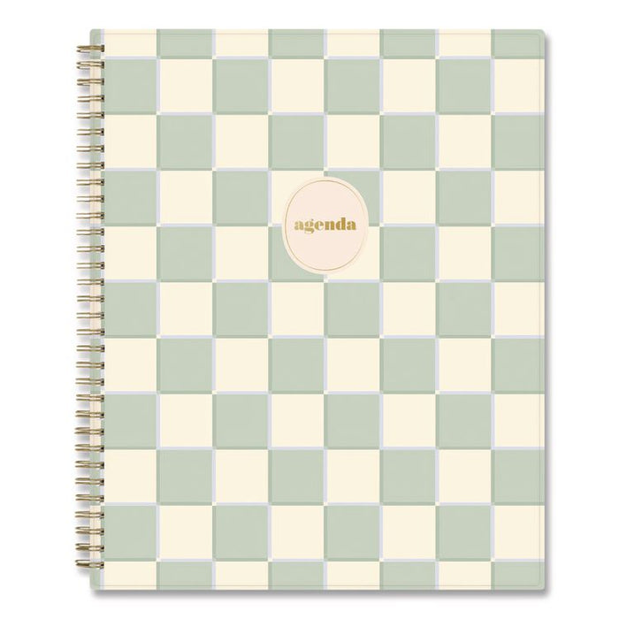 Sincerely Jules Kyla Green Academic Year Weekly/Monthly Planner, 11 x 8.5, Green/White Cover, 12-Month: July 2025 - June 2026